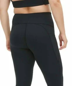 Röhnisch Women's Flattering Curved High Waist Tights Black Hot