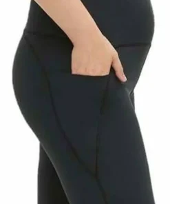 Röhnisch Women's Flattering Curved High Waist Tights Black Hot