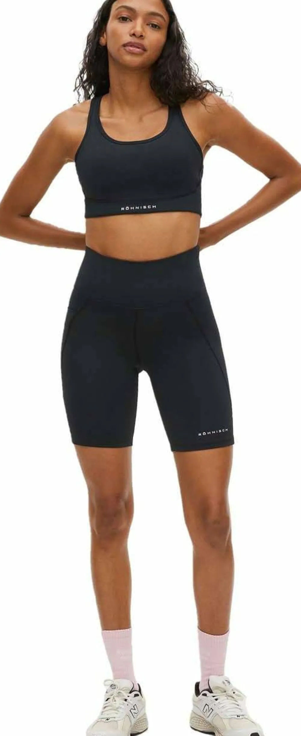 Röhnisch Women's Flattering High Waist Bike Tights Black