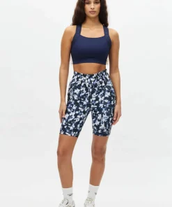 Röhnisch Women's Flattering Printed Bike Tights Indigo Bloom