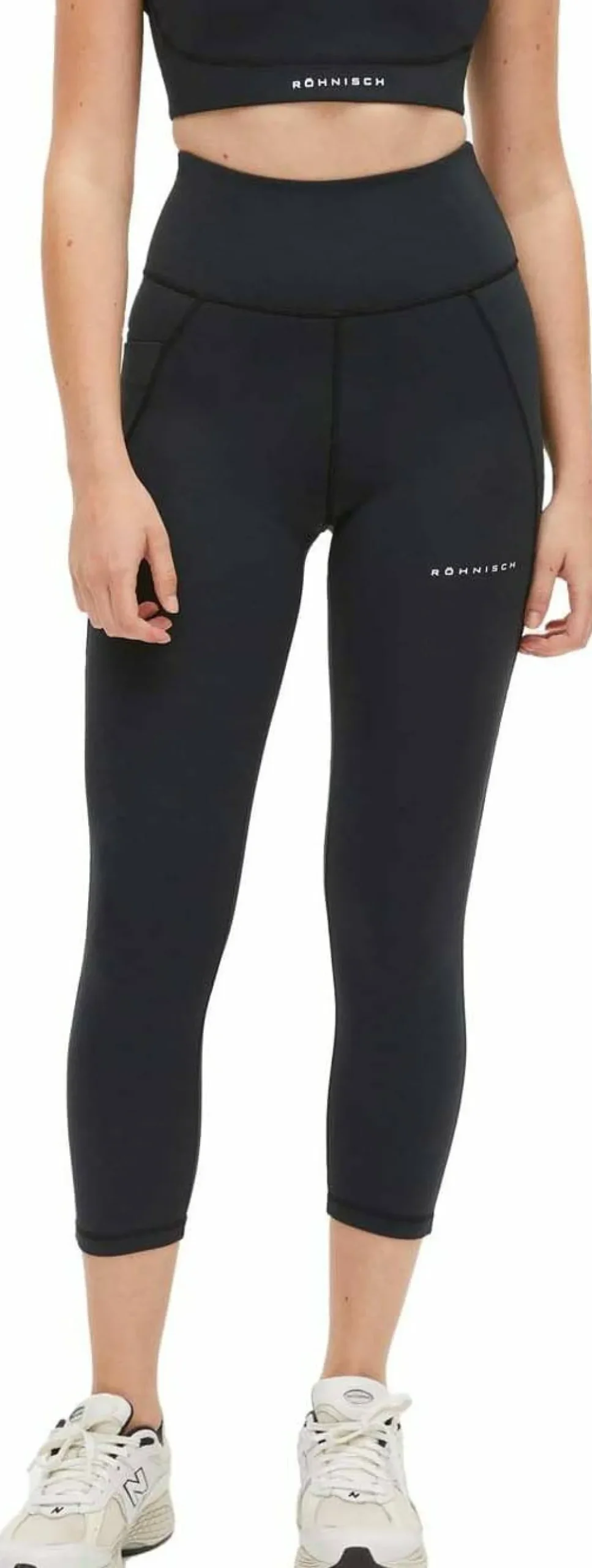 Röhnisch Women's Flattering High Waist 7/8 Tights Black Sale