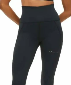 Röhnisch Women's Flattering Curved High Waist Tights Black