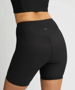 Röhnisch Women's Ribbed R Bike High Waist Tights Black