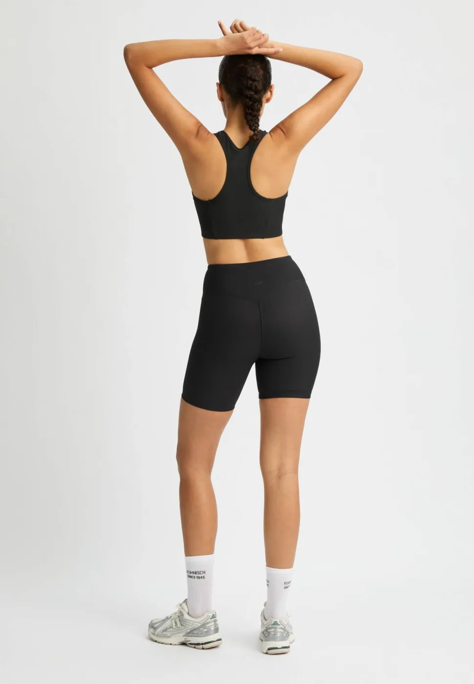Röhnisch Women's Ribbed R Bike High Waist Tights Black