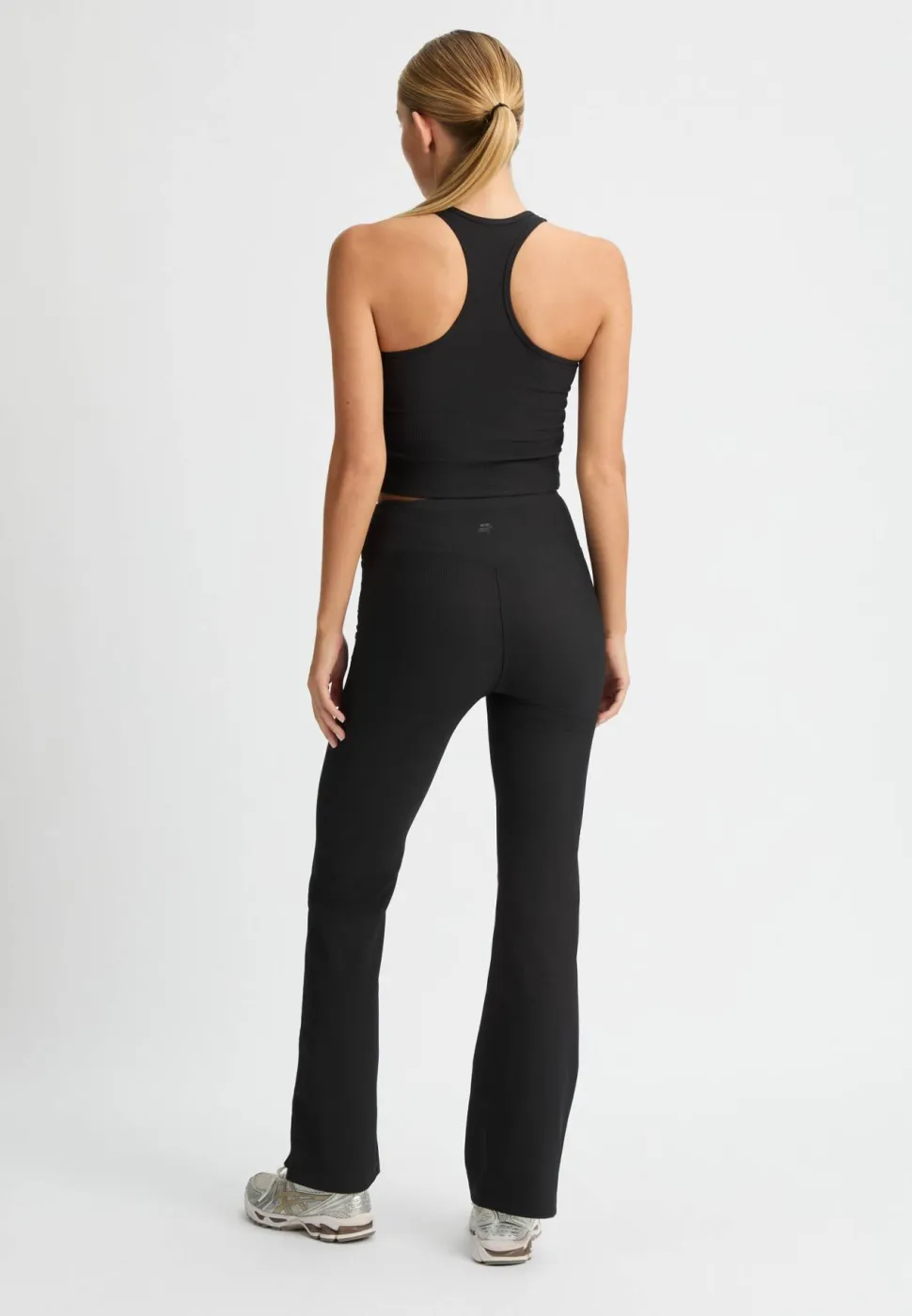 Röhnisch Women's Ribbed R Flare High waist Tight Black