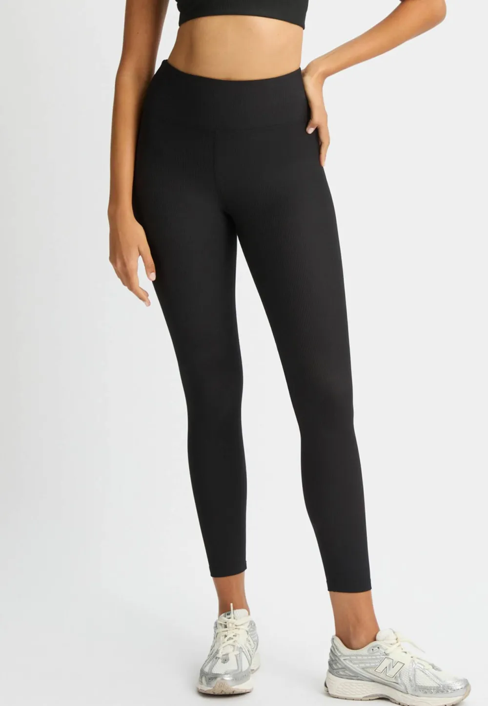 Best Women's Ribbed R High waist Tights Träningskläder Dam