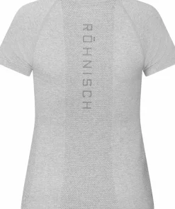 Röhnisch Women's Seamless Flex Tee Grey Melange