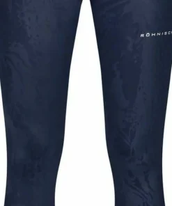 Röhnisch Women's Untamed Emboss Tights Beetle Emboss Navy
