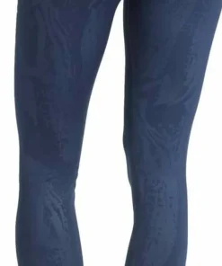 Röhnisch Women's Untamed Emboss Tights Beetle Emboss Navy