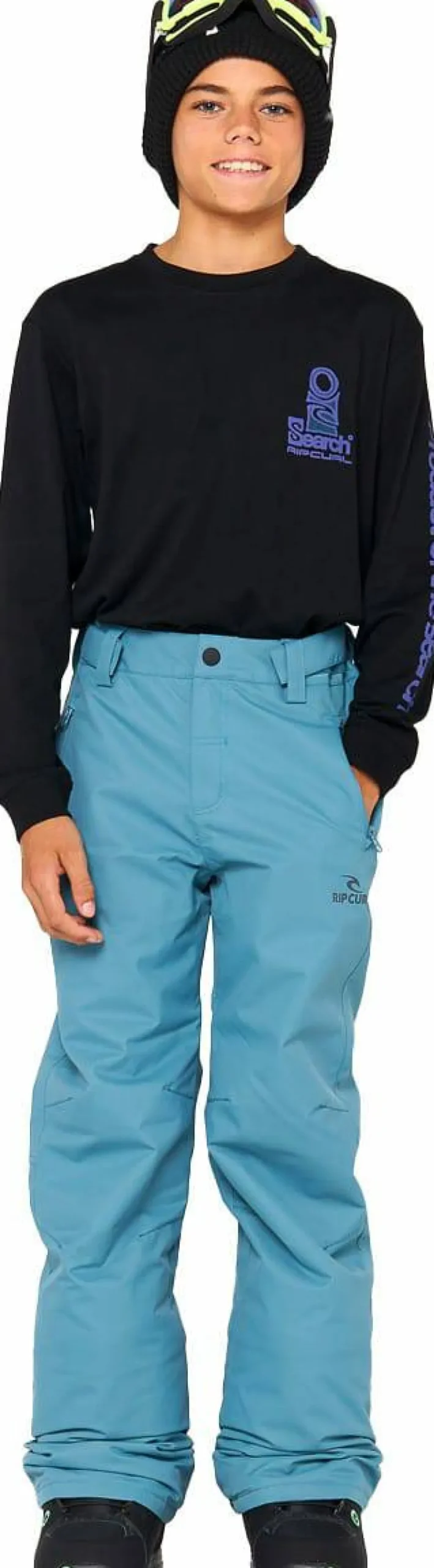 Rip Curl Kids' Olly Snow Pant Ocean Blue Tie Sale