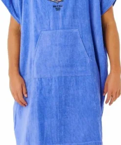 Rip Curl Men's Logo Hooded Towel Blue Haze Discount