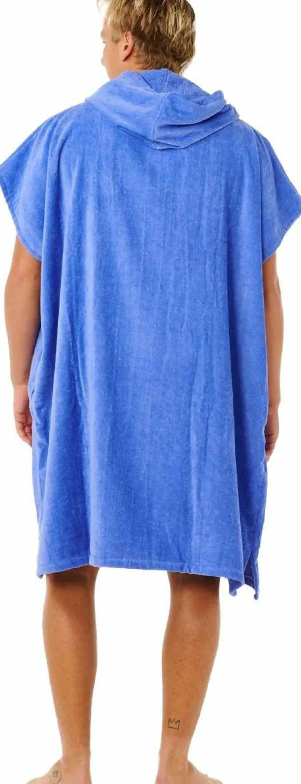 Rip Curl Men's Logo Hooded Towel Blue Haze Discount