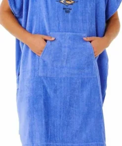 Rip Curl Men's Logo Hooded Towel Blue Haze Discount