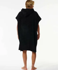 Rip Curl Men's Logo Hooded Towel Black