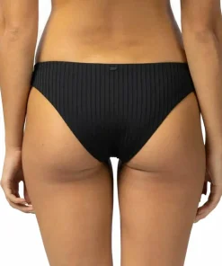 Rip Curl Premium Surf Cheeky Coverage Bikini Bottoms Black Hot