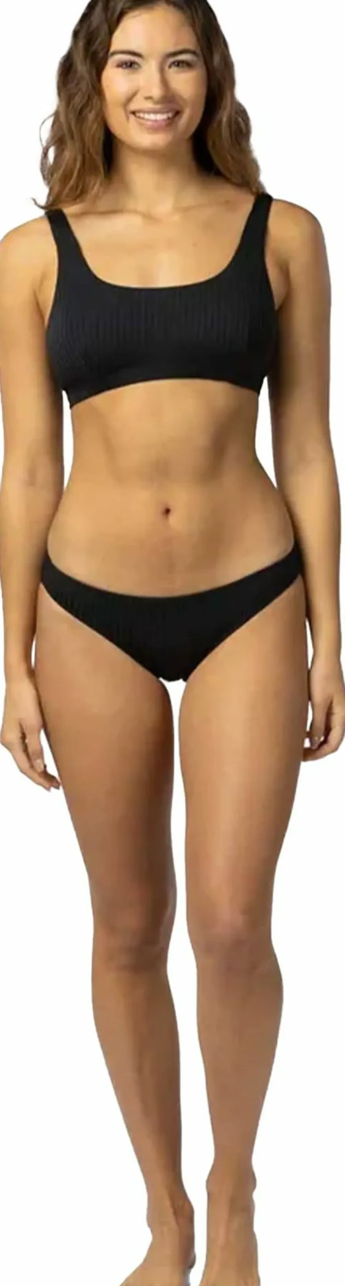 Rip Curl Premium Surf Cheeky Coverage Bikini Bottoms Black Hot