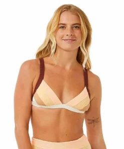 Outlet Women's Block Party Spliced Fixed Triangle Bikini Top Bada & Snorkla