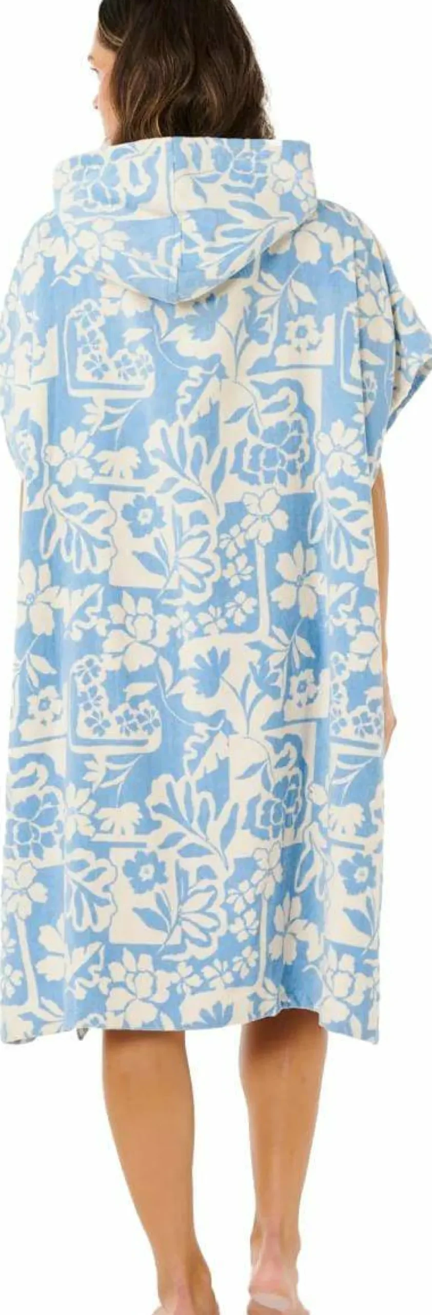 Rip Curl Women's Mixed Hooded Poncho Blissful Blue
