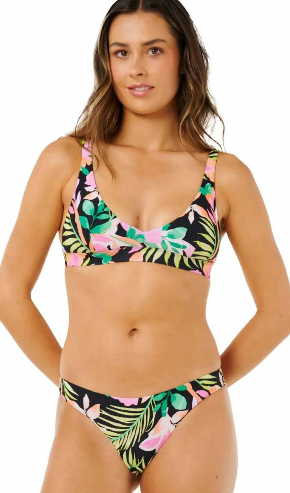 Rip Curl Women's Molokaï Good Bikini Bottom Black Best