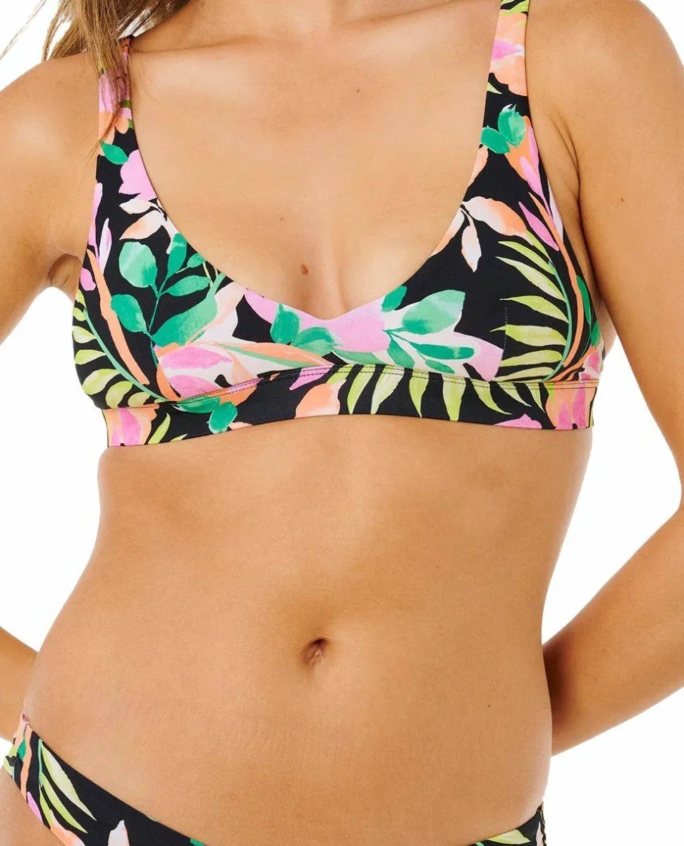 Rip Curl Women's Molokaï Halter Bikini Top Black