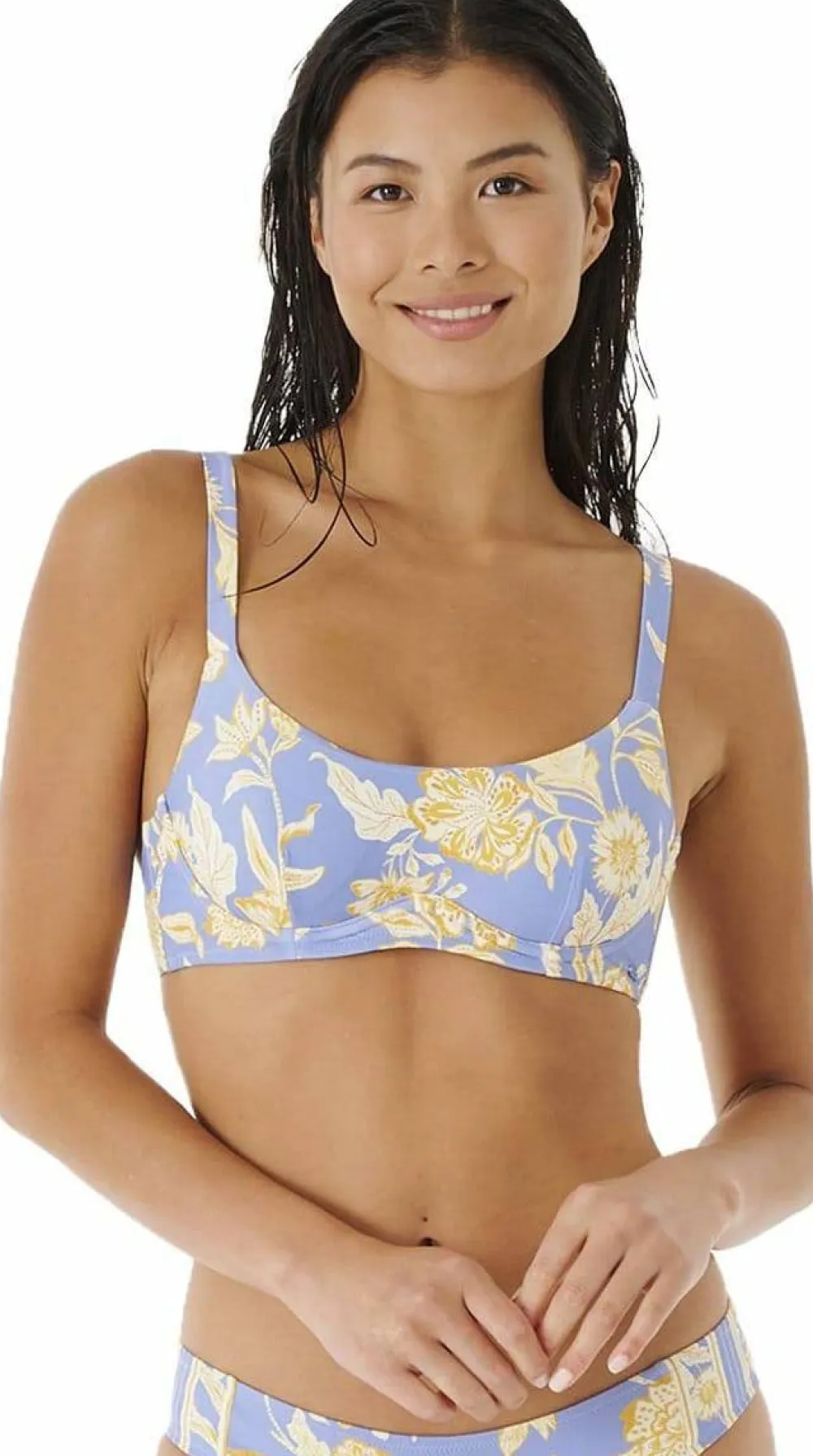 Rip Curl Women's Oceans Together D-Cup Top Blue New