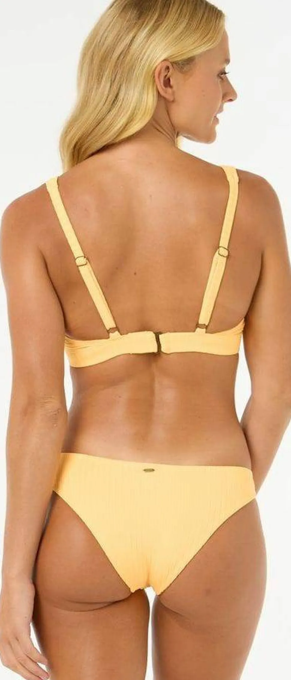 Rip Curl Women's Premium Surf D Cup Deep V Bikini Top Mango