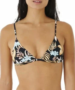 Rip Curl Women's Sundance Triangle Top Black New