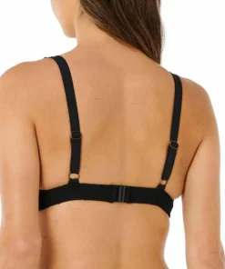 Rip Curl Women's Vibe Surf Multi Fit V Neck Bikini Top Black