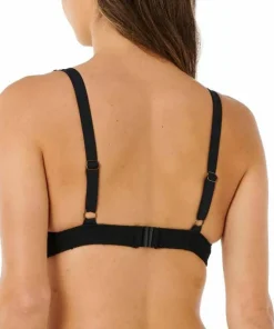 Rip Curl Women's Vibe Surf Multi Fit V Neck Bikini Top Black