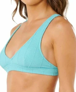 New Women's Vibe Surf Multi Fit V Neck Bikini Top Badkläder Dam
