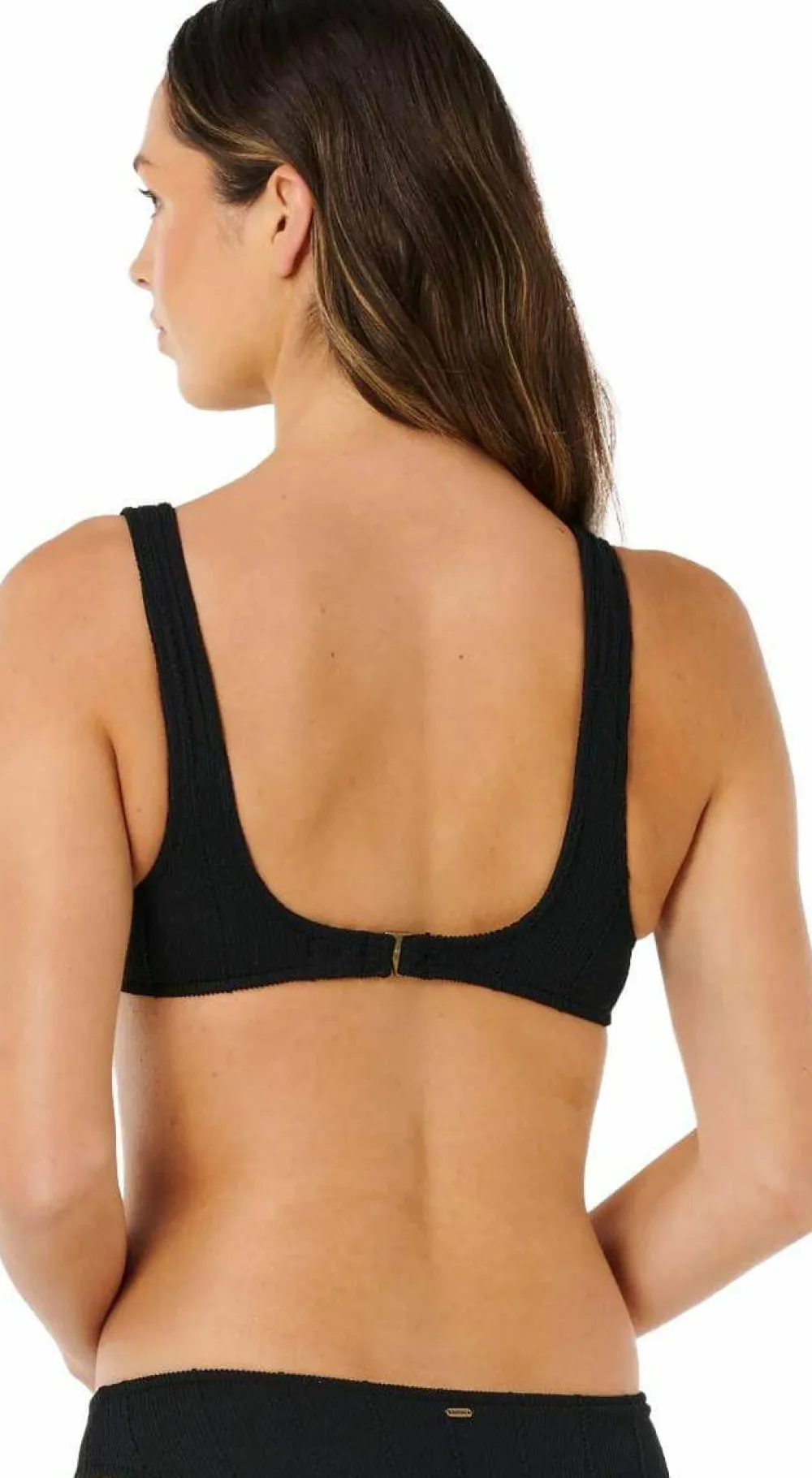 Rip Curl Women's Vibe Surf Bralette Bikini Top Black New