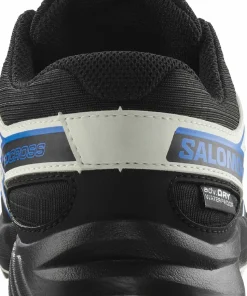 Salomon Junior Speedcross Waterproof Black/vanilla Ice/french Blue