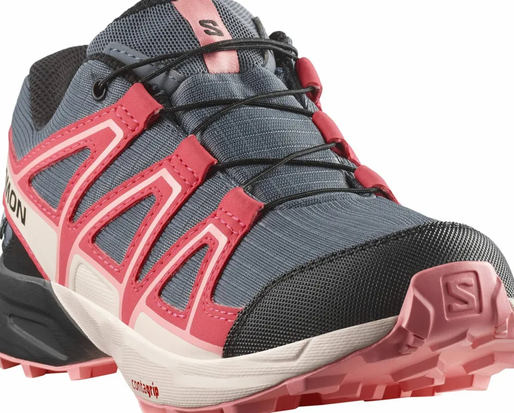 Salomon Junior Speedcross Waterproof Grisaille/Hushed Violet/Rouge Red Grisaille / Hushed Violet / Rouge Red Sale