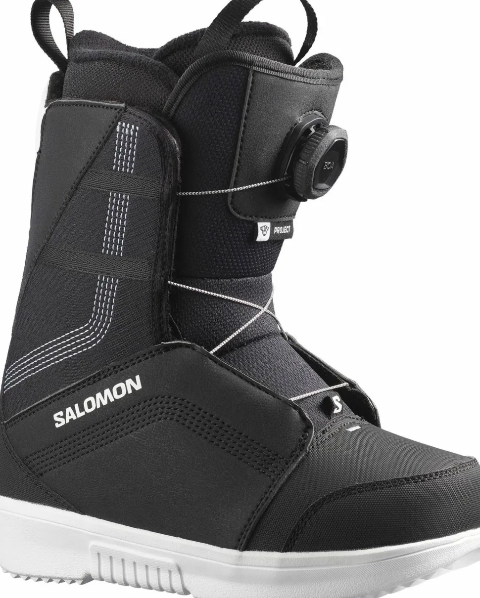 Salomon Juniors' Project Boa Black/Black/White