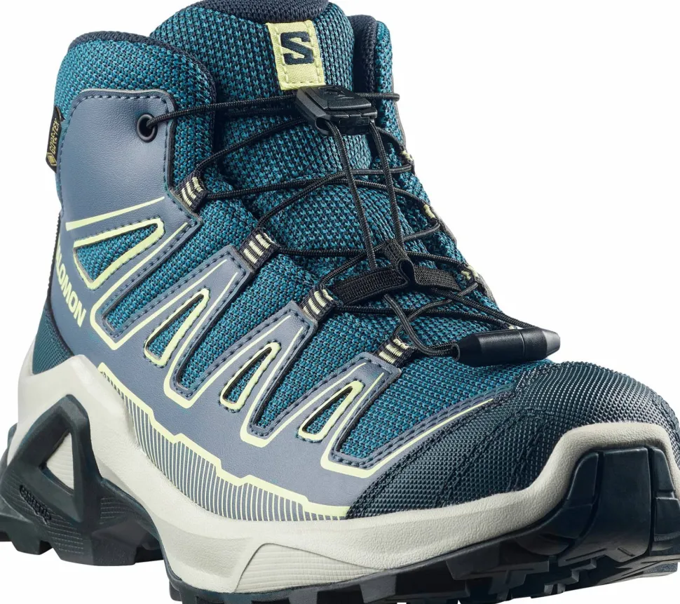 Salomon Junior's X Ultra Mid GORE-TEX Grisaille/Spellbound/Butterfly