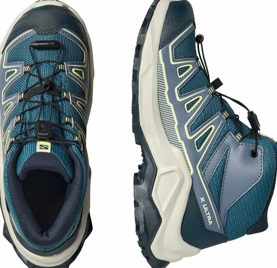Salomon Junior's X Ultra Mid GORE-TEX Grisaille/Spellbound/Butterfly