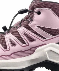Salomon Junior's X Ultra Mid GORE-TEX Huckleberry/Dawn Pink/Concord Grape