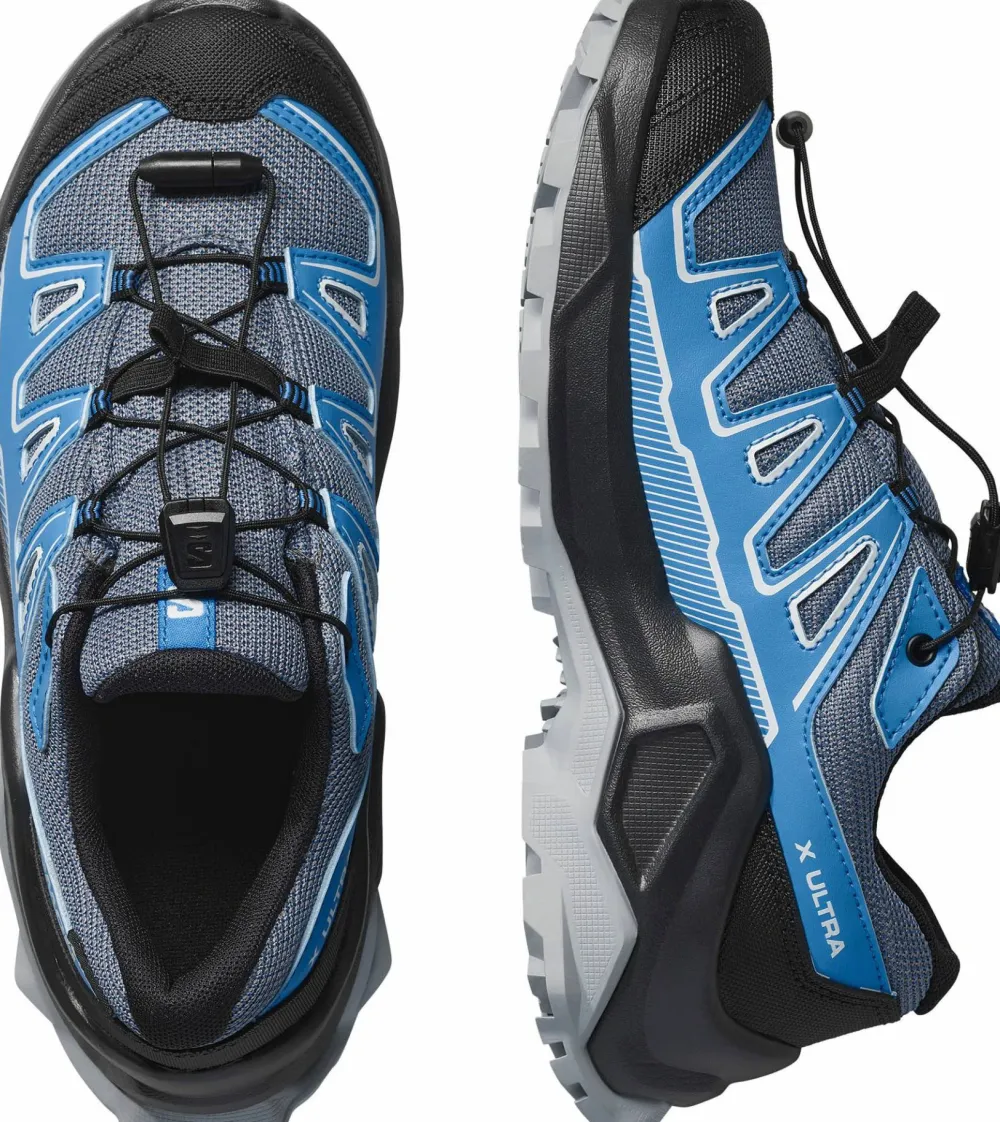 Salomon Kids' X Ultra GORE-TEX Turbulence/Black/French Blue Clearance