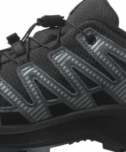 Salomon Kids' XA Pro V8 Waterproof Black/Turbulence/Quarry Discount