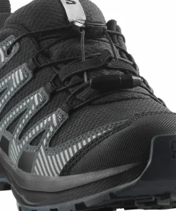 Salomon Kids' XA Pro V8 Waterproof Black/Turbulence/Quarry Discount