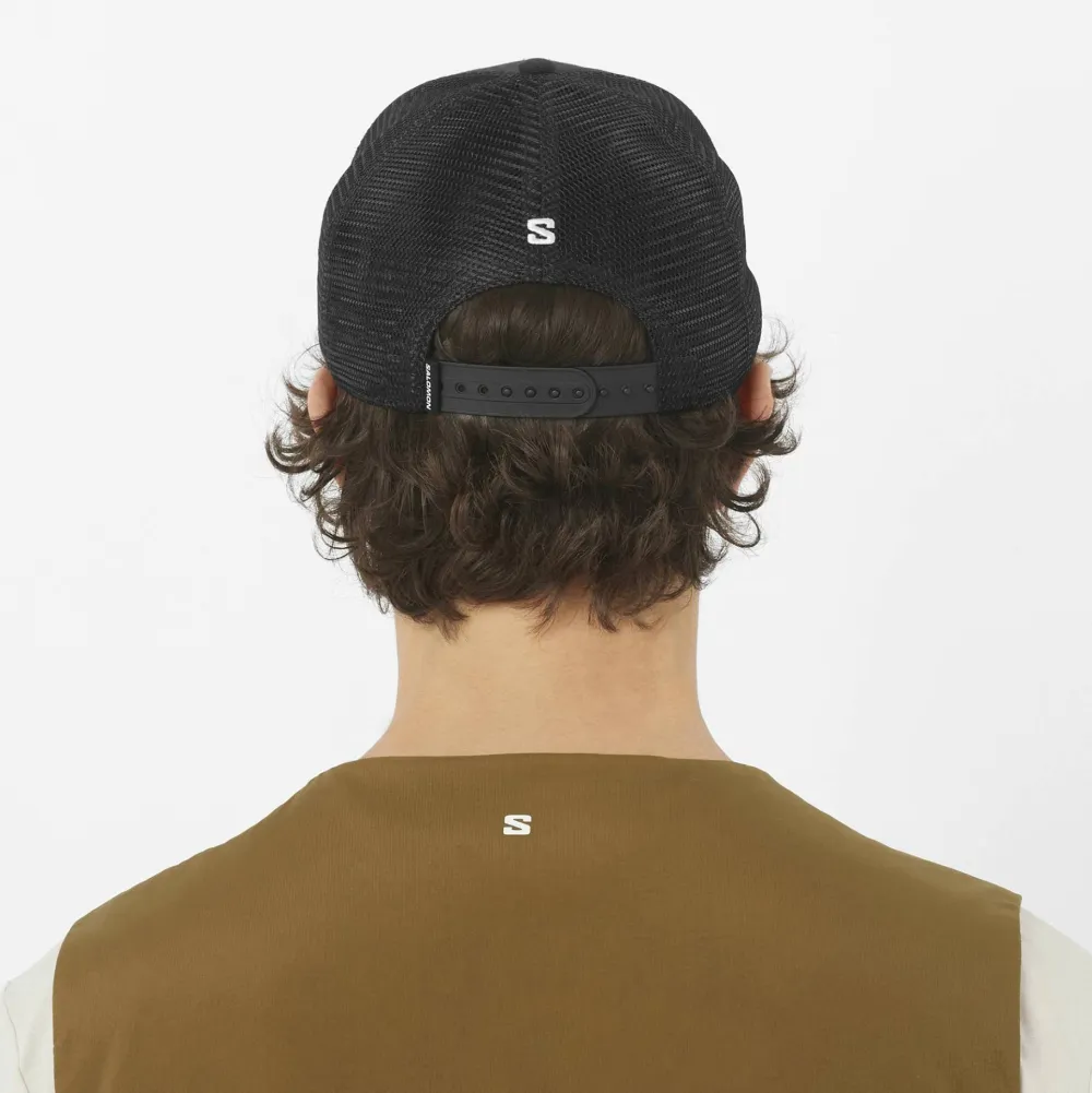 Outlet Logo Trucker Cap Huvudbonader Herr