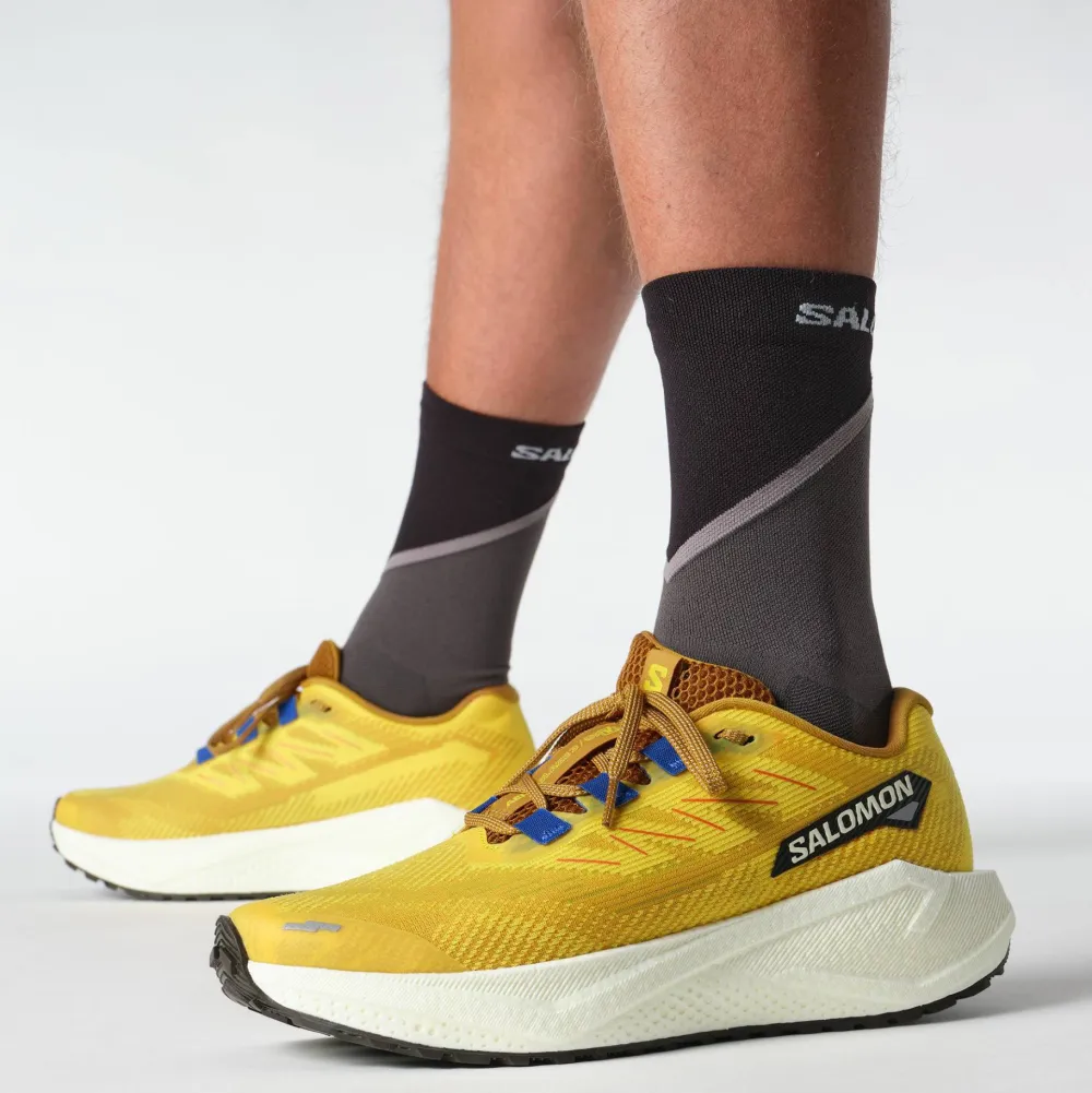 Sale Men's Aero Blaze 3 Grvl Spicy Mustard/Vanilla Ice/Nautical Blue Löpning