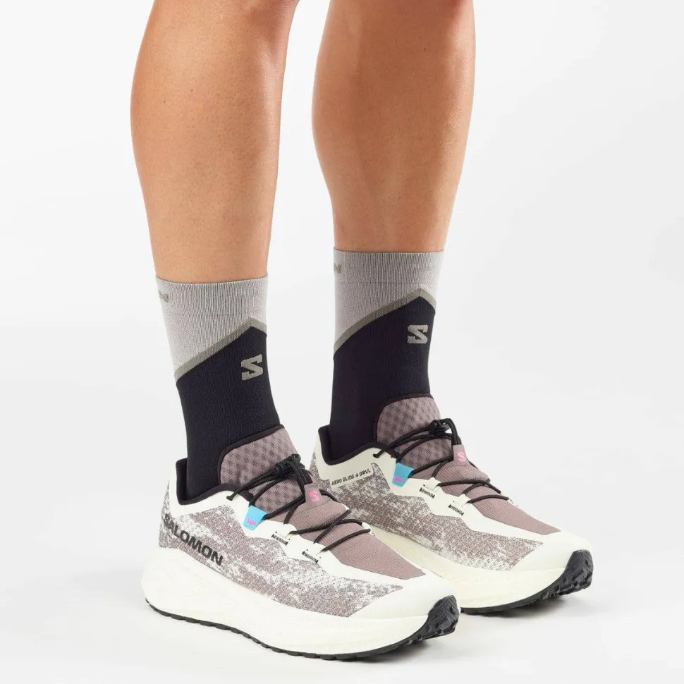 Salomon Men's Aero Glide 4 Grvl Vanilla Ice/Black/Iron