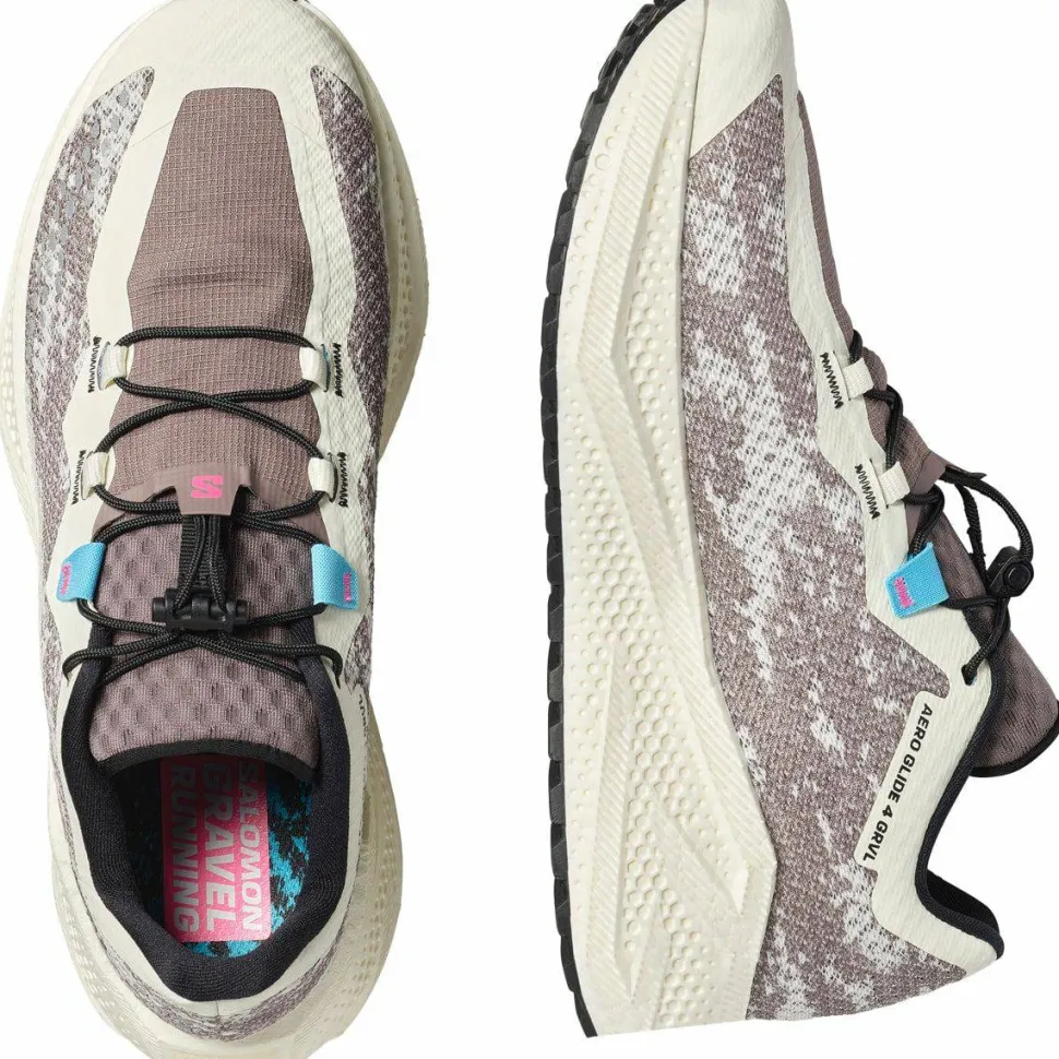 Salomon Men's Aero Glide 4 Grvl Vanilla Ice/Black/Iron
