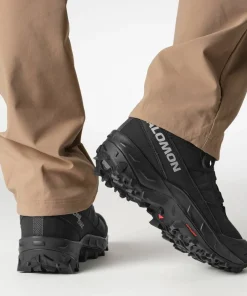Salomon Men's Crosstrak Waterproof Black/Black/Asphalt Black / Black / Asphalt Outlet