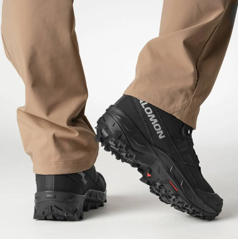 Salomon Men's Crosstrak Waterproof Black/Black/Asphalt Black / Black / Asphalt Outlet