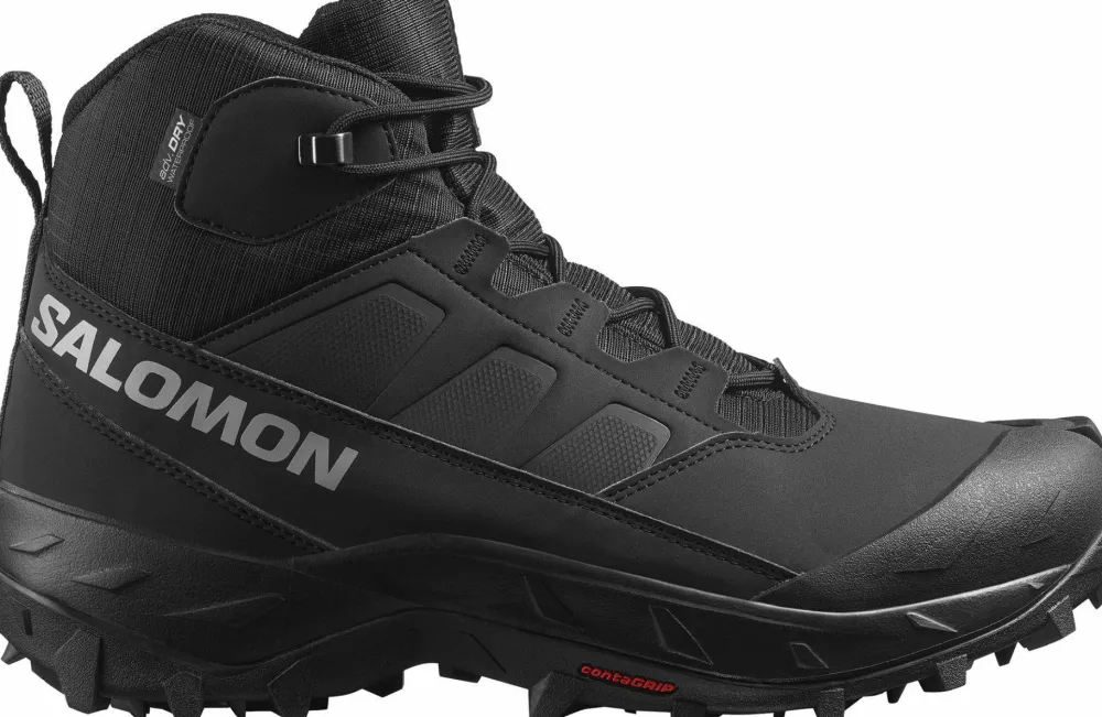 Salomon Men's Crosstrak Waterproof Black/Black/Asphalt Black / Black / Asphalt Outlet