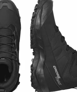 Salomon Men's Crosstrak Waterproof Black/Black/Asphalt Black / Black / Asphalt Outlet