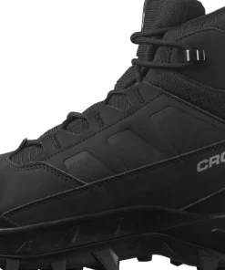 Salomon Men's Crosstrak Waterproof Black/Black/Asphalt Black / Black / Asphalt Outlet