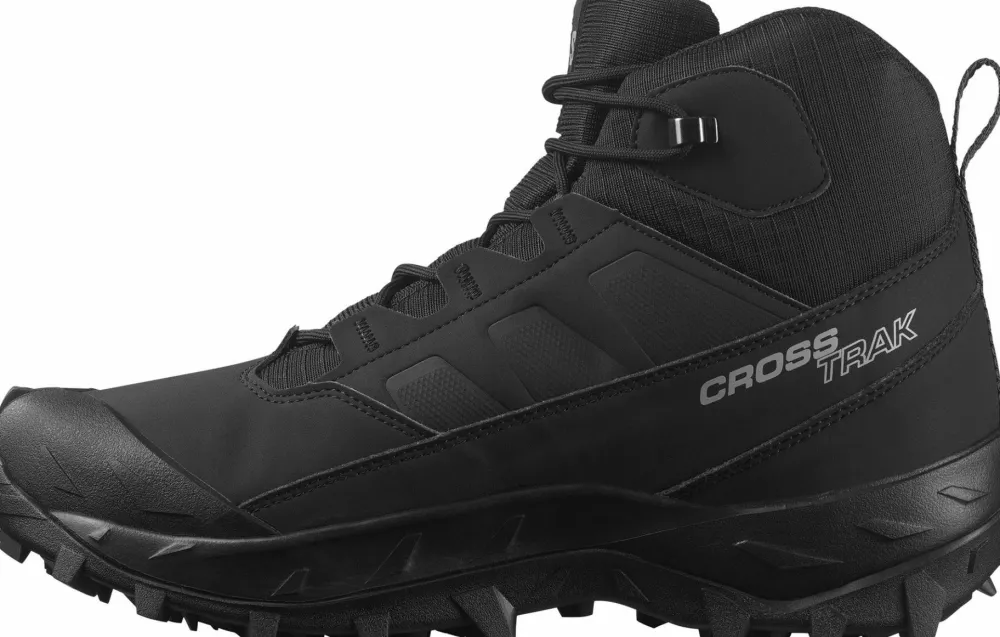 Salomon Men's Crosstrak Waterproof Black/Black/Asphalt Black / Black / Asphalt Outlet
